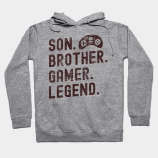 Son Brother Gamer Funny Video Games Lovers Hoodie